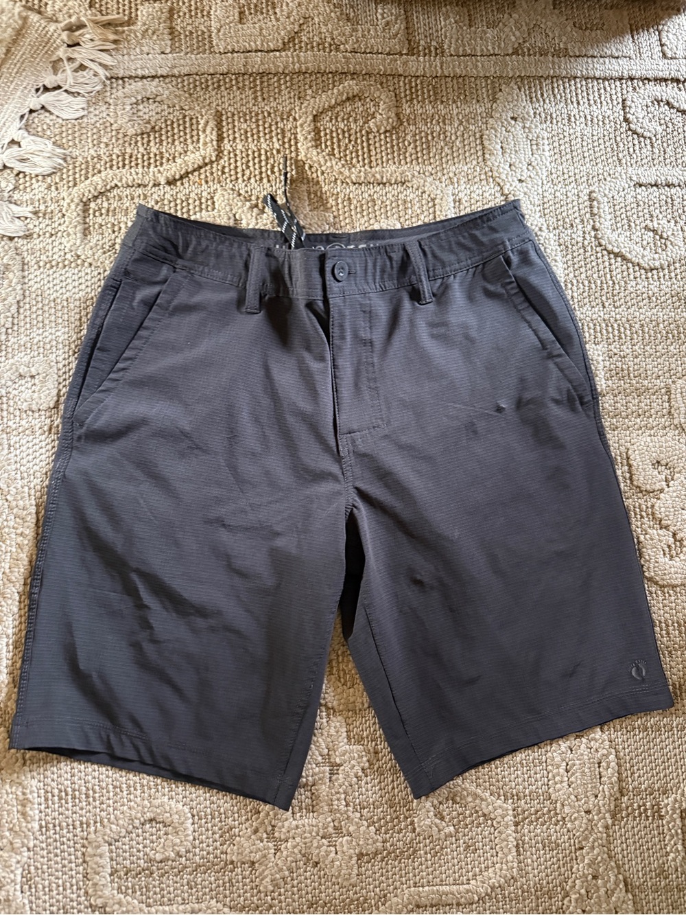 Hang ten Men's Black grey swim lounge Casual Shorts Sz 32
